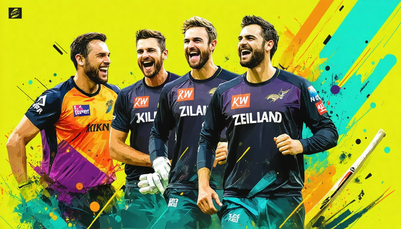 Viral Kiwi Reunion Highlights Camaraderie Before Eden Gardens KKR-LSG Encounter